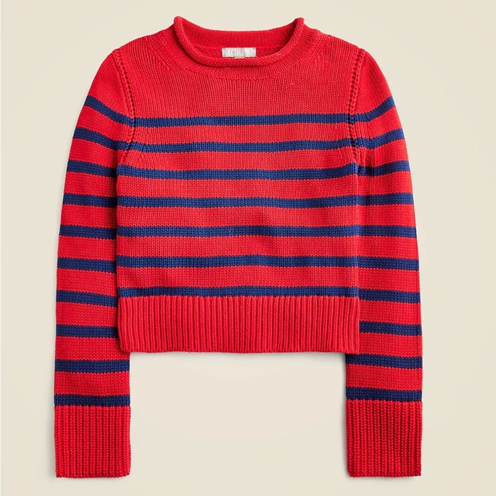 Heritage cotton rollneck trade sweater